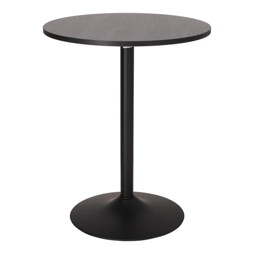 Stolik kawiarniany Hvar 60 cm czarny, okrągły nowoczesny