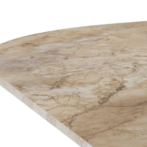 Stół Malta Actona kwadratowy do jadalni nowoczesny ceramika brązowa 90x90