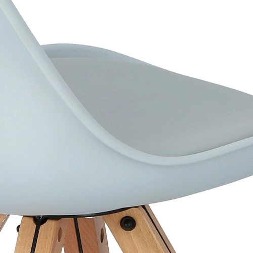 Krzesło Norden Star Square PP szary jasny/naturalny