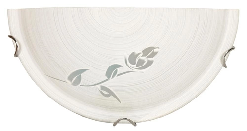 Plafon sufitowy Violka biały szklany nowoczesny do salonu i przedpokoju Candellux 30 cm