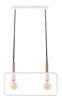 Lampa wisząca Frame 2x60W E27 biały