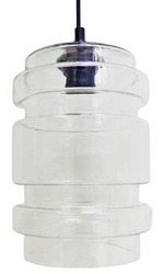 Lampa wisząca szklana Decorado 18 transparentna do salonu i sypialni nowoczesna 110 cm