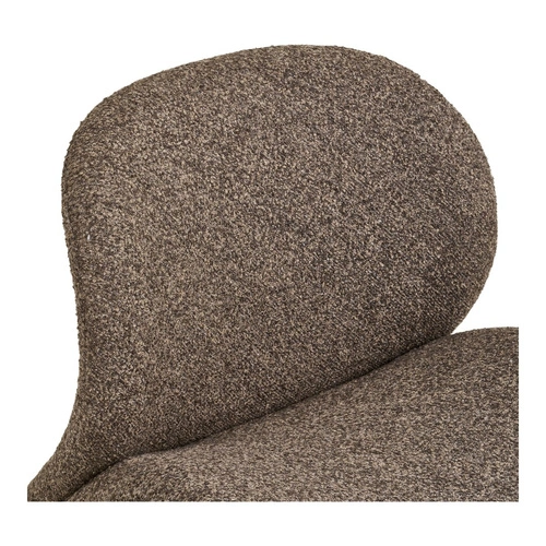 Fotel kubełkowy Sofia brązowy do salonu House Nordic nowoczesny