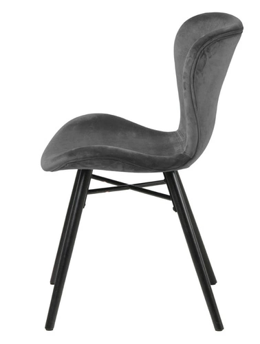 Krzesło Batilda VIC Dark grey tapicerowane