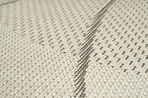 Dywan zewnętrzny Musa 160x230 beżowy nowoczesny łatwy w czyszczeniu na taras Carpet Decor