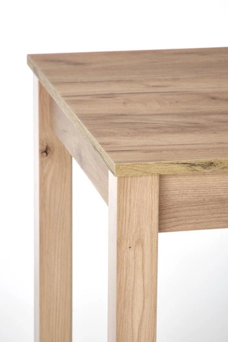 Stół do jadalni Weryks dąb craft 120 cm nowoczesny skandynawski prostokątny Intesi
