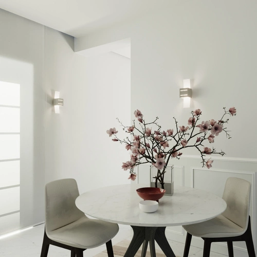 Kinkiet ścienny nowoczesny szary LORETO Sollux do salonu sypialni lub nad lustro 30 cm