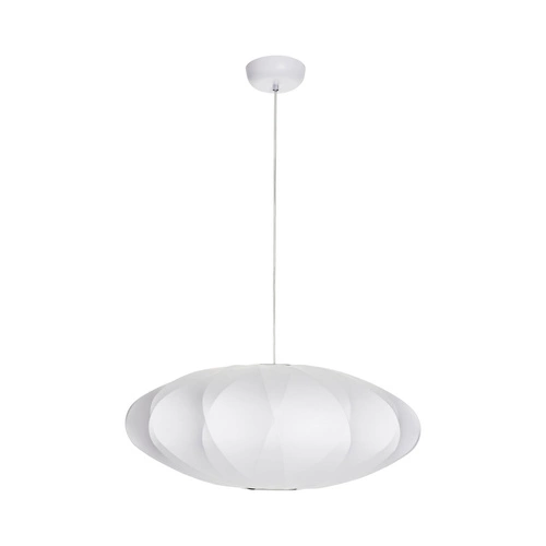 Lampa wisząca SILK X-shape biała 60 cm nowoczesna do salonu i jadalni Step into Design