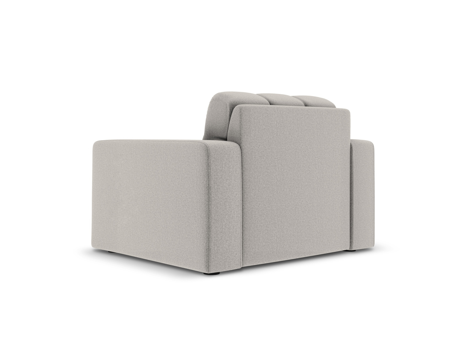 Fotel Justin Light Grey Structured Fabric