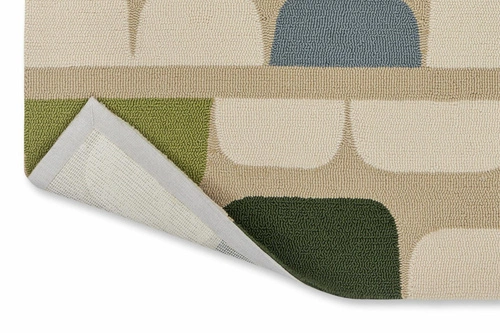 Dywan zewnętrzny nowoczesny Kivi Multi Citrus 160x230cm geometryczny na taras i balkon łatwoczyszczący