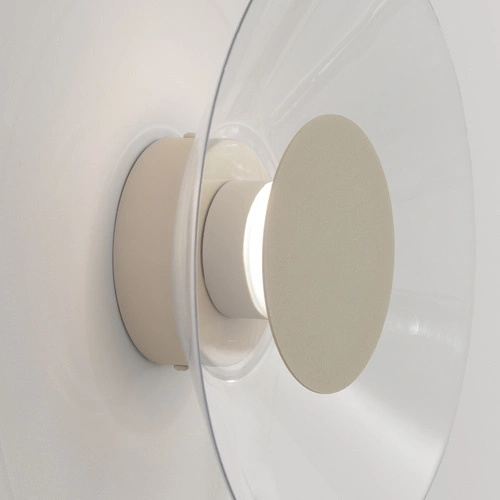 Kinkiet ścienny ASTRO LED beżowy nowoczesny do salonu 28 cm
