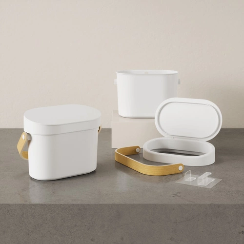 Kompostownik Bellwood biały/naturalny