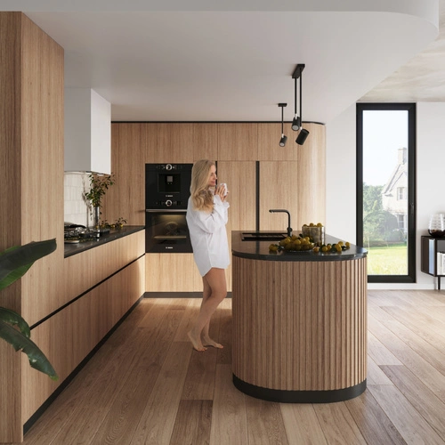 Plafon sufitowy czarny NORANO Sollux nowoczesny metalowy do salonu i sypialni