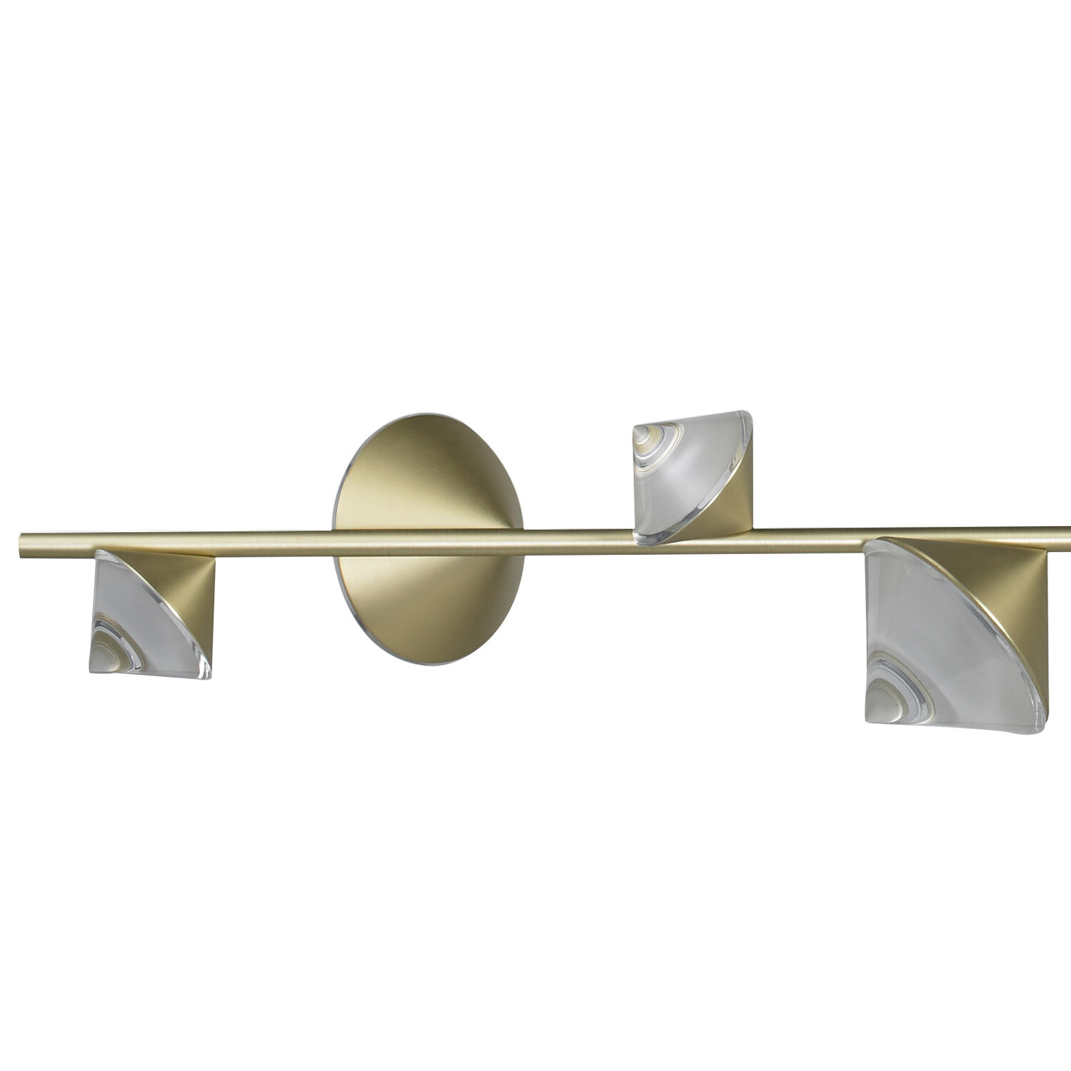Nowoczesna złota lampa wisząca LED CONE 130 cm do salonu i nad stół Step into Design
