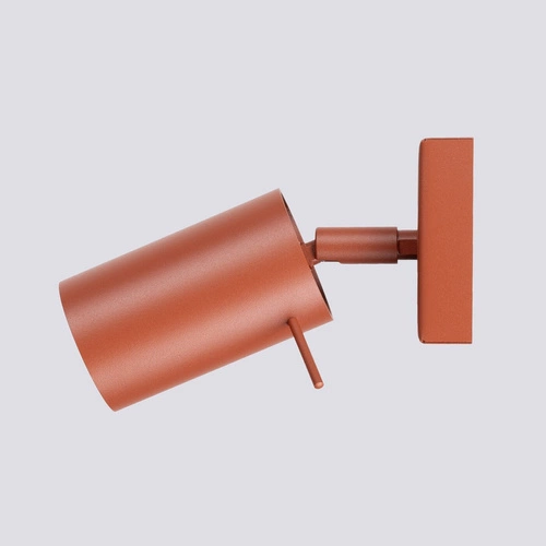 Kinkiet ścienny RING nowoczesny czerwony ruchomy do salonu sypialni i przedpokoju SOLLUX