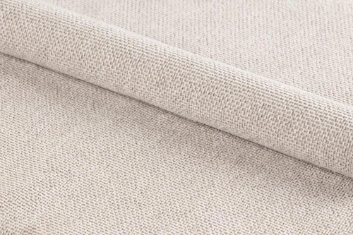 Krzesło Cliff beżowe do jadalni tapicerowane nowoczesne na czarnych nogach