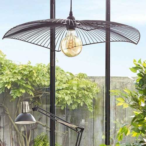 Lampa sufitowa Cuzco czarna 59 cm loftowa regulowana do salonu i jadalni Atmosphera