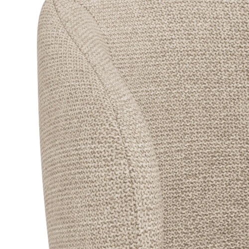 Hoker Eleanor One beżowy tapicerowany do kuchni regulowany obrotowy