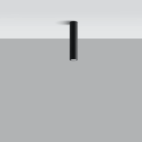 Plafon sufitowy czarny nowoczesny metalowy Lagos 30 do salonu kuchni sypialni