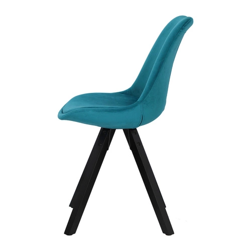 Krzesło Dima VIC bottle green /black welwetowe