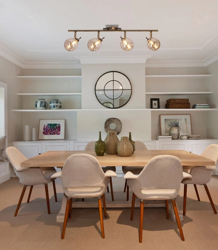 Lampa sufitowa Lentini nowoczesna złota 4-punktowa szkło bursztyn do salonu i sypialni