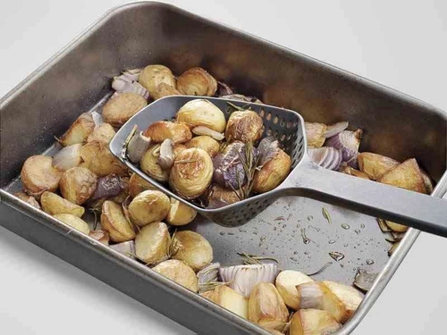 Łyżka cedzakowa, Scoop Plus Large JJ szary/zielony