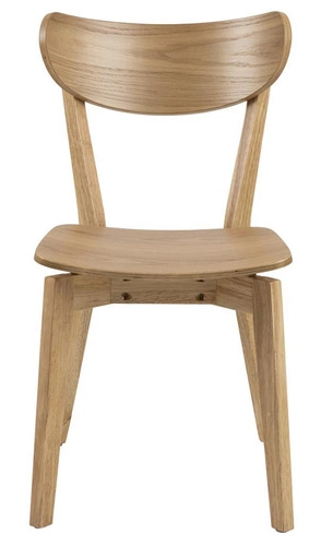 Krzesło drewniane Roxby Actona do jadalni i kuchni skandynawskie naturalne retro