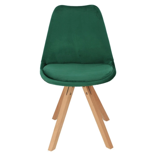 Krzesło Norden Star Square Velvet zielony