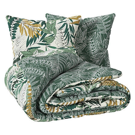 Komplet pościeli Tropik 260 x 240 cm zielony