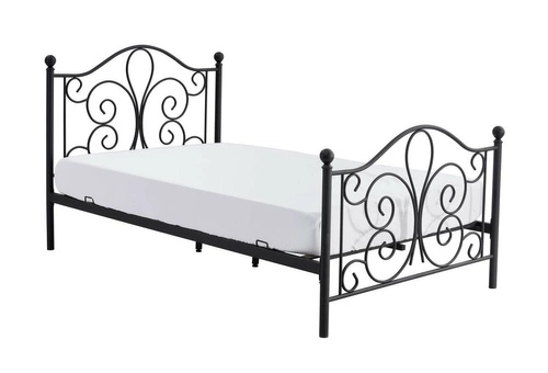 Łóżko Tala 120 cm metalowe czarny