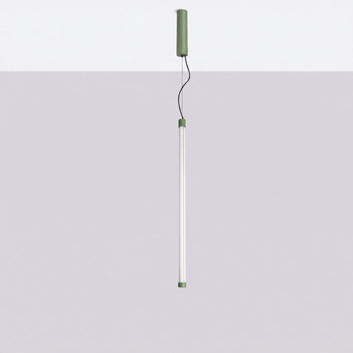 Lampa wisząca TRANG szałwiowa LED regulowana nad wyspę 4000K