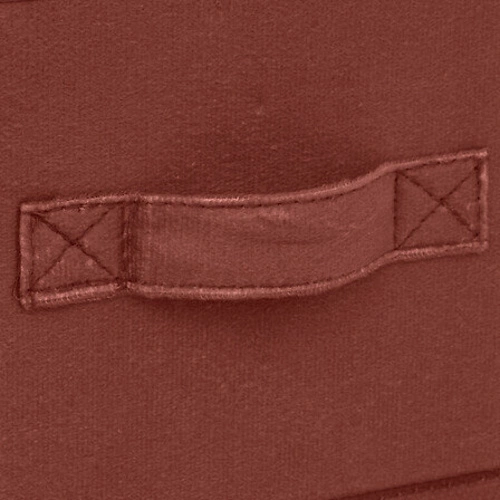 Składane czerwone pudełko materiałowe Velvet 15x31 do regału 5five simply smart