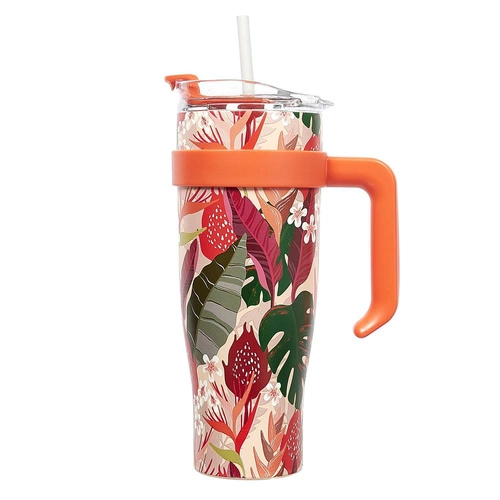 Kubek termiczny Miami Tropical            pomarańczowy
