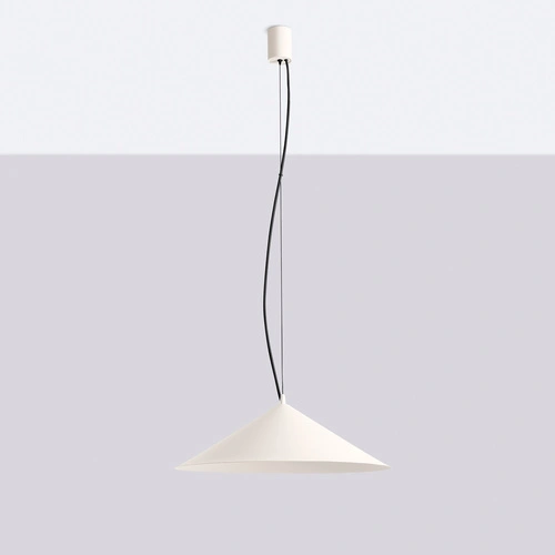 Lampa wisząca FINT LED beżowa nowoczesna do salonu regulowana