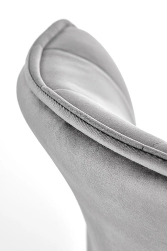 Fotel biurowy ergonomiczny Cossio welurowy szary obrotowy nowoczesny do biura Intesi