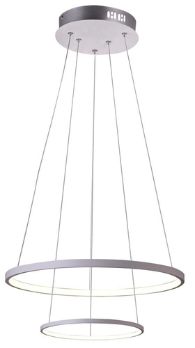 Lampa wisząca LED Lune 50 biała nowoczesna regulowana do salonu i jadalni 50 cm