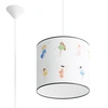 Lampa wisząca FAIRY 30 nowoczesna kolorowa do pokoju dziecka z abażurem PVC 30 cm