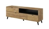 Szafka RTV Kastor dąb/czarny 160cm