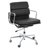 Fotel biurowy ergonomiczny obrotowy CH2171 PREMIUM skórzany czarny do biura EA217