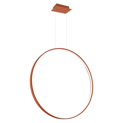 Lampa wisząca LED RIO 78 czerwona regulowana nad stół do kuchni i jadalni nowoczesna