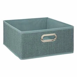 Pudełko do regału 31x15cm gładkie niebieskie