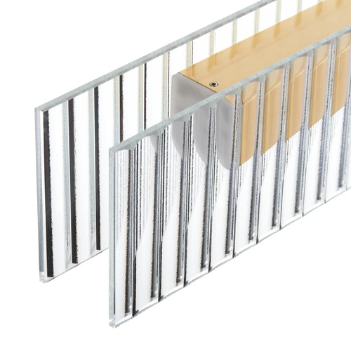 Nowoczesna lampa wisząca LONGIN-120 LED złota 120 cm nad stół do jadalni Step into Design