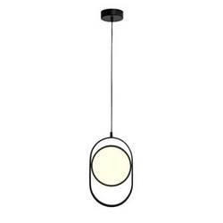 Lampa wisząca ELIPSE MINI LED czarna 32  cm