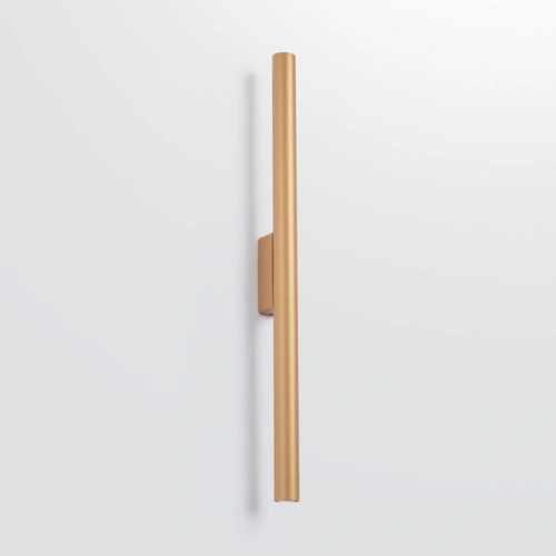 Kinkiet ścienny złoty nowoczesny Pastelo 2 SOLLUX LIGHTING do salonu i sypialni 50 cm