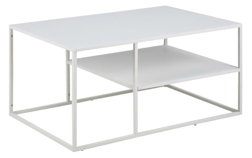 Stolik Newton czarny z półką 90x60 cm