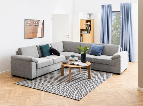 Regał na książki Rangoon wąski skandynawski dębowy do salonu i biura Actona 180 cm