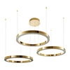 Lampa wisząca CIRCLE 40+60+60 LED złoty  połysk na 1 podsufitce