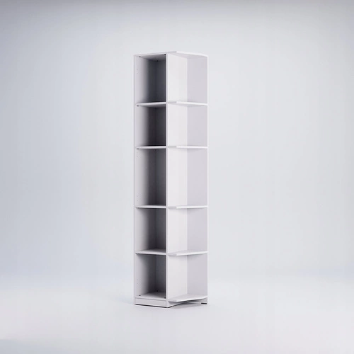 Dostawka boczna prawa do szafy Flory biały połysk