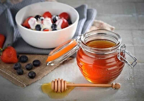 Słoik na miód z czerpakiem, opakow. KILNER