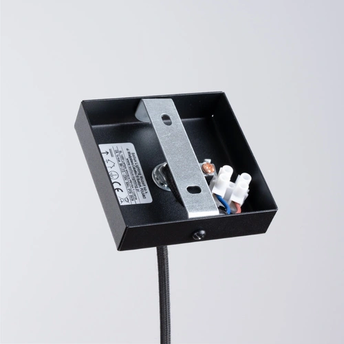 Lampa wisząca PRYSM 1 czarna nowoczesna stalowa do salonu kuchni jadalni nad wyspę